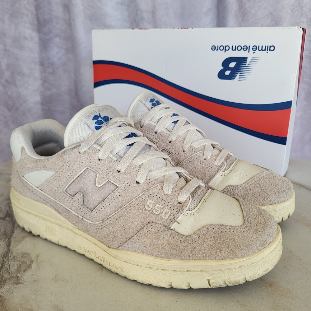 New Balance 550 x Aim Leon Dore Men's Size 10 D Suede  Gray